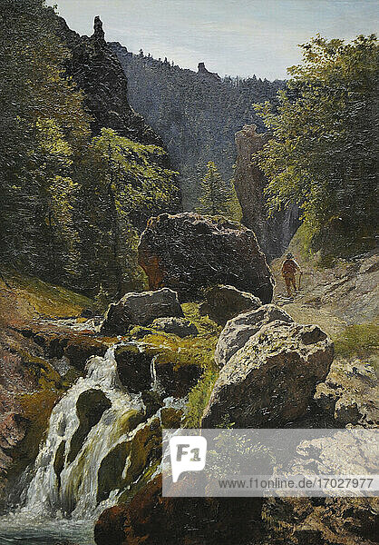 Wojciech Gerson (1831-1901). Polnischer Maler. Das Bramka-Tal im Tatra-Gebirge  1890. Galerie der polnischen Kunst des 19. Jahrhunderts (Museum Sukiennice). Nationalmuseum von Krakau. Polen.
