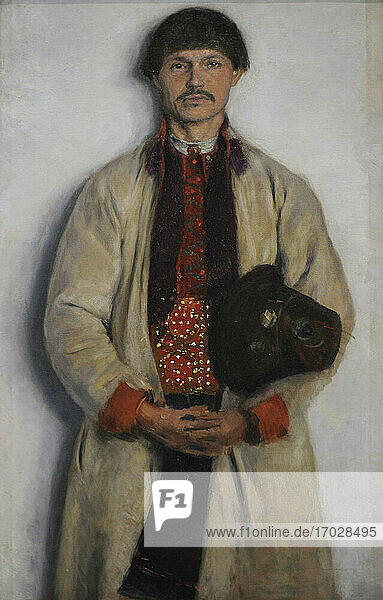 Aleksander Gierymski (1850-1901). Polnischer Maler. Ein Bauer aus Bronowice  1893-1895. Galerie der polnischen Kunst des 19. Jahrhunderts (Museum Sukiennice). Nationalmuseum von Krakau. Polen.