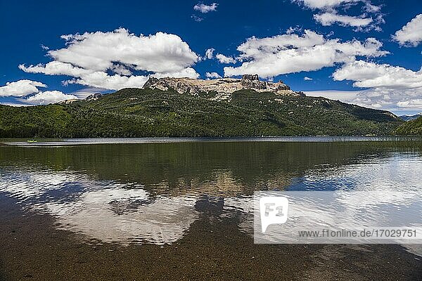 Lake Falkner (Lago Falkner)  part of 7 lakes route  San Carlos de Bariloche  Rio Negro Province  Patagonia  Argentina