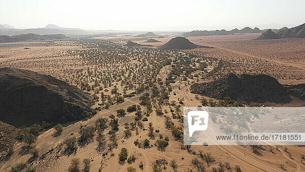 Afrika  Namibia  Damaraland  Twyfelfontein-Wüste