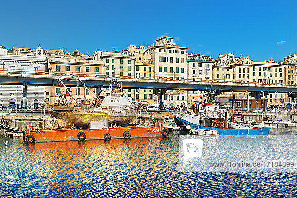 Porto Antico (Old Port)  Genoa  Liguria  Italy  Europe