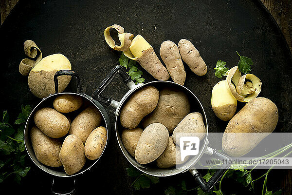 Verschiedene Sorten von Kartoffeln