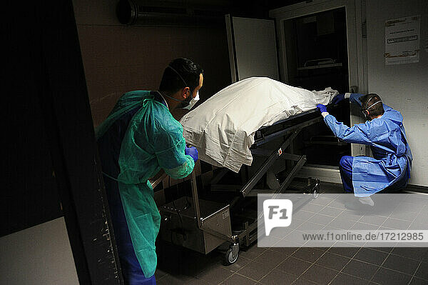 Covid-19 Todesfälle im Krankenhaus