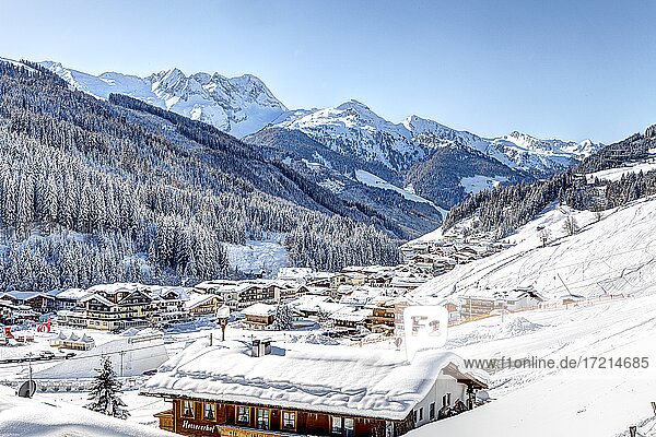 Gerlos  Zillertal  winter  snow  winter sports resort