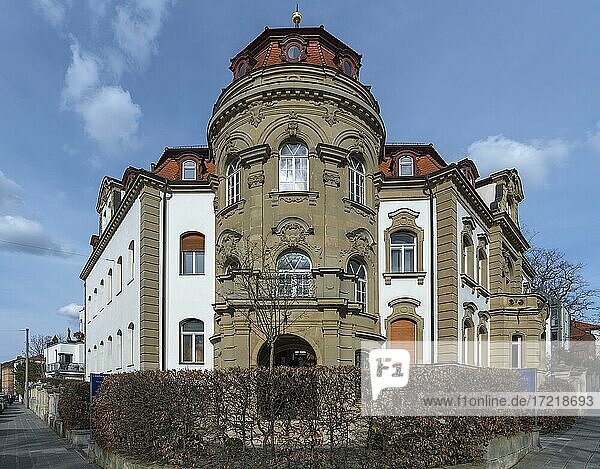 Ehemalige Villa Kohn  gebaut 1889  Emil Kohn 1845-1906  deutscher Privatbankier  Nürnberg  Mittelfranken  Bayern  Deutschland  Europa