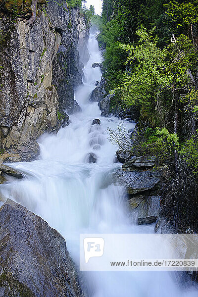 Mutterberg Falls Stubai Valley  Tyrol  Austria