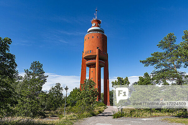 Finnland  Hanko  Hangon Vesitorni Turm im Sommer