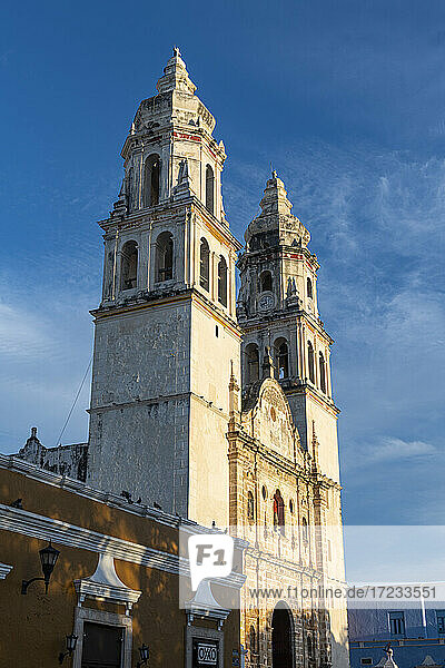 Kathedrale Unserer Lieben Frau von der Unbefleckten Empfängnis  die historische Festungsstadt Campeche  UNESCO-Weltkulturerbe  Campeche  Mexiko  Nordamerika