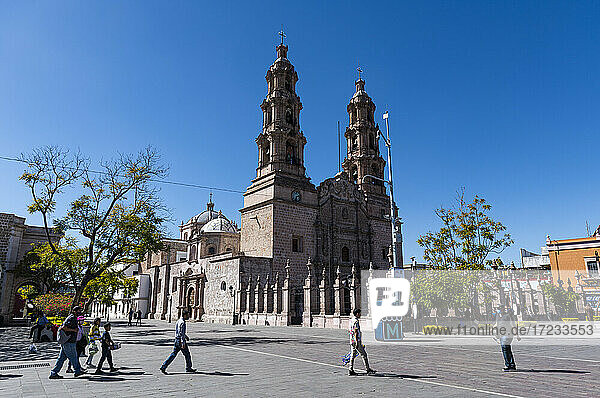 Catedral  Basilica de Nuestra Senora de la Asuncion  Platz La Patria Oriente  Aguascalientes  Mexiko  Nordamerika