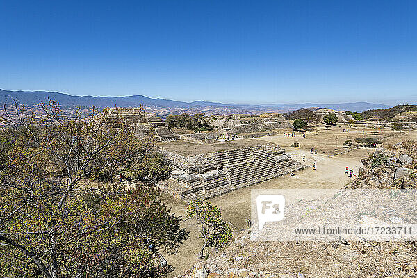 Monte Alban  UNESCO-Weltkulturerbe  Oaxaca  Mexiko  Nordamerika