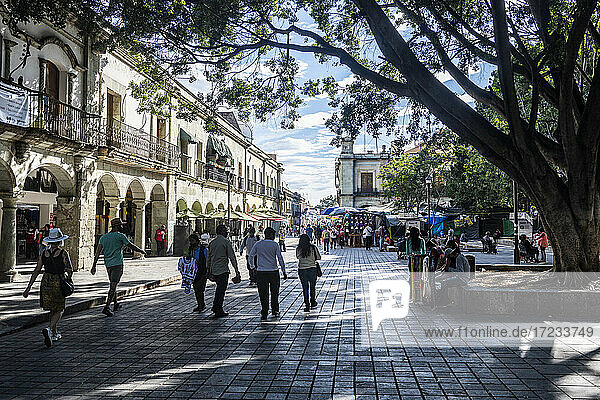 Hauptplatz  Oaxaca  Mexiko  Nordamerika