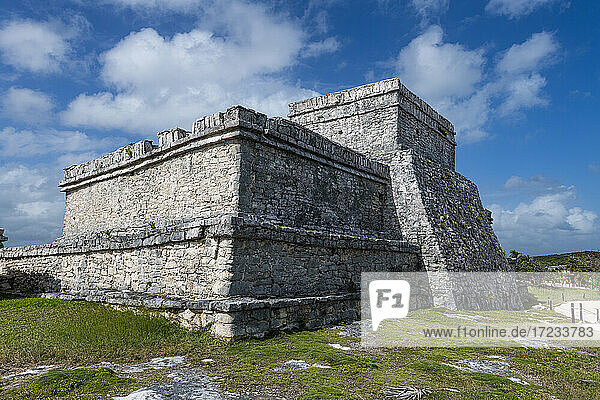 Präkolumbianische Maya-Mauerstadt Tulum  Quintana Roo  Mexiko  Nordamerika