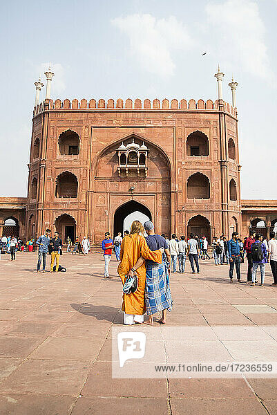 Jama Masjid Moschee  Neu-Delhi  Indien  Asien