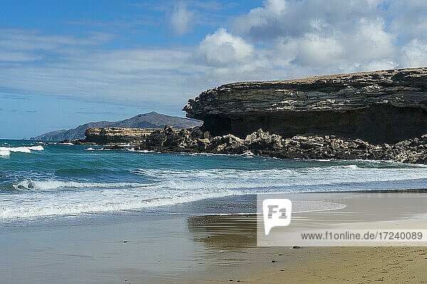 Playa del Viejo Rey  La Pared  Fuerteventura  Canary islands  Spain  Europe