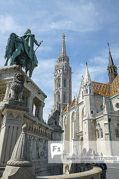 Kirche der Mariä Himmelfahrt der Budaer Burg (Matthiaskirche)  Budapest  Ungarn  Europa