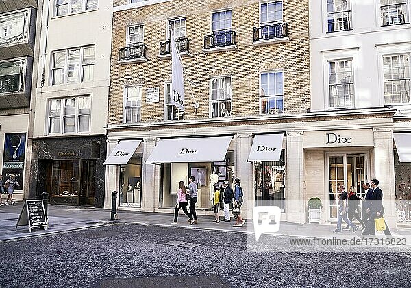 Dior Store  New Bond Street  London  England  United Kingdom  Europe