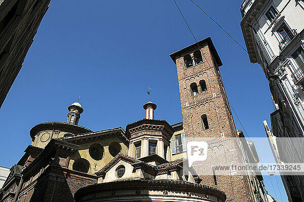 Italien  Lombardei  Mailand  Kirche Santa Maria und San Satiro Detail