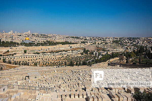 Asien_Naher Osten_Israel_Jerusalem_Alte Stadt_ Rechavam Beobachtungspunkt