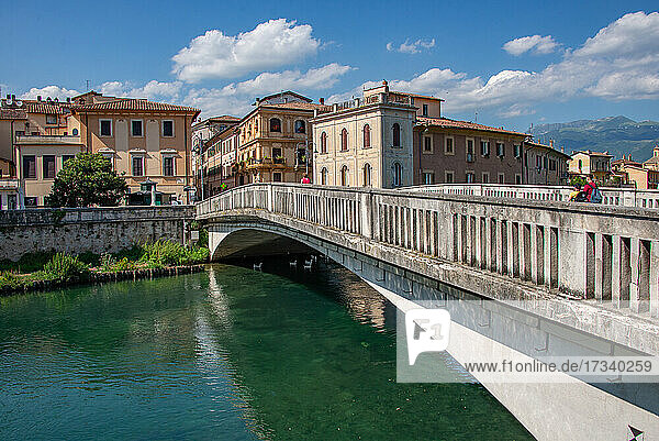 Europe  Italy  Lazio  Rieti  Velino River  Roman bridge