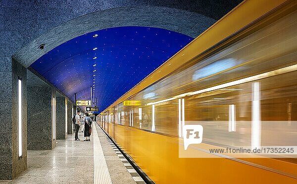 The new underground station Museumsinsel in Berlin  Berlin  Germany  Europe
