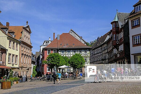 Market Square  Miltenberg  Lower Franconia  Franconia  Bavaria  Germany  Europe