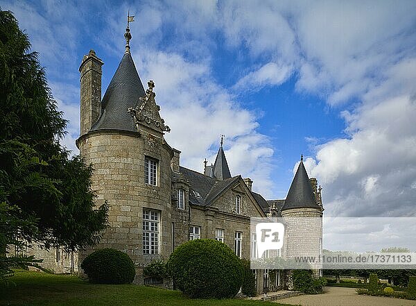 Chateau de Kergrist  Ploubezre  Côtes-d?Armor  Bretagne  Frankreich  Europa