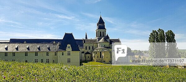 Die königliche Abtei der Abtei Fontevraud  Fontevraud l'Abbaye  Maine-et-Loire  Pays de la Loire  Frankreich  Europa