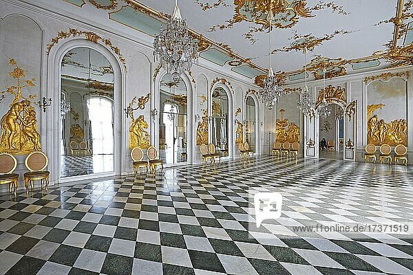 Ovid Gallery  Mirror Gallery  New Chambers  Sanssouci Palace  Potsdam  Brandenburg  Germany  Europe