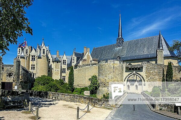 Schloss von Montreuil-Bellay  Montreuil-Bellay  Departement Maine et Loire  Pays de la Loire  Frankreich  Europa