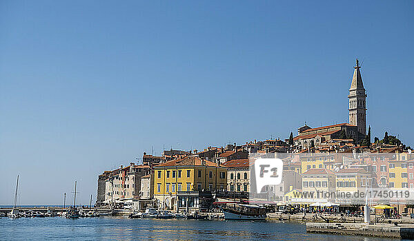 scenic image of the beautiful town Rovinj in Croatia