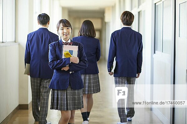 Japanese school students