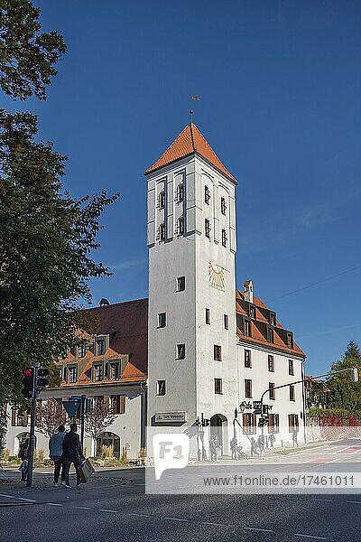 Das Waisentor  1986-88 neu errichtet  Kempten  Allgäu  Bayern  Deutschland  Europa