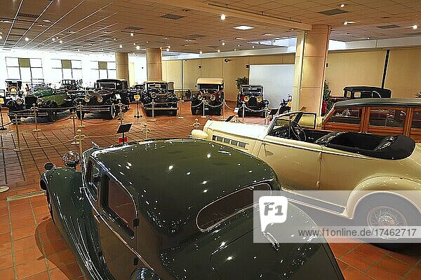 Ausstellungsraum  Autosammlung von Fürst Rainier III  Monaco  Monaco Ville  Monaco  Europa