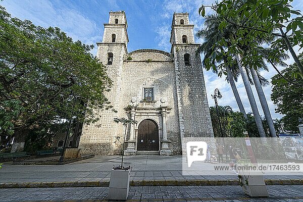 Kirche in Merida  Yucatan  Mexiko  Mittelamerika