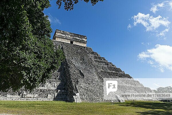 Unesco-Stätte präkolumbianische Stadt  Chichen Itza  Yucatan  Mexiko  Mittelamerika