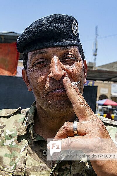 Friendly soldier  Baghdad  Iraq  Asia