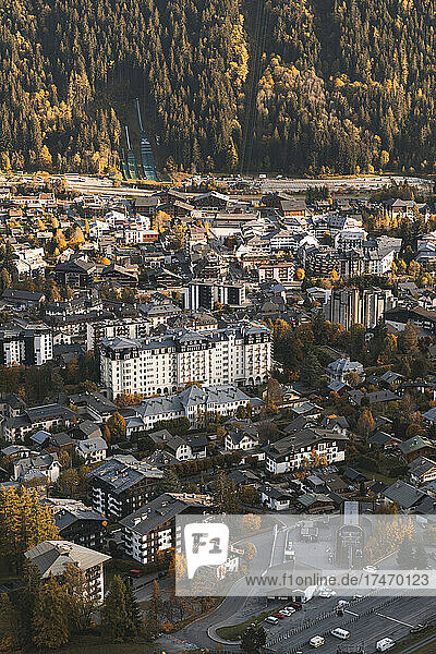 Häuser und Gebäude in Chamonix  Frankreich