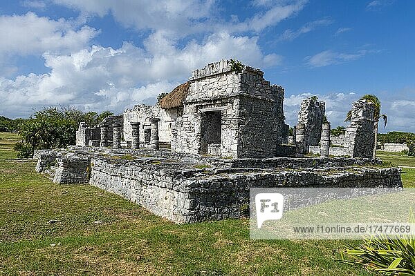 Präkolumbianische Maya-Mauerstadt Tulum  Quintana Roo  Mexiko  Mittelamerika