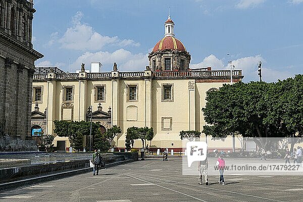 Koloniales Gebäude  Unesco-Stätte Guadalajara  Jalisco  Mexiko  Mittelamerika