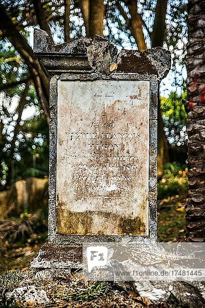 Historischer Bel Air Friedhof  obwohl bereits stark verfallen  ist nationales Denkmal und einer der Sehenswürdigkeiten auf der Insel mit Gräbern berühmter Persönlichkeiten  Victoria  Mahè  Seychellen  Victoria  Mahe  Seychellen  Afrika