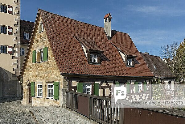 Ehemaliges Pflasterzollhaus von 1690  Hersbruck  Mittelfranken  Bayern  Deutschland  Europa