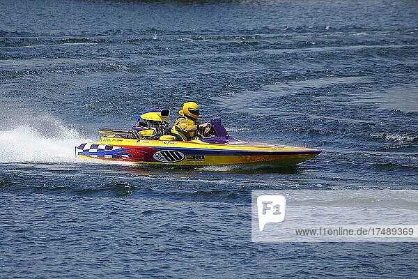 Wasserflugzeugrennen auf dem Sankt-Lorenz-Strom  Valleyfield  Provinz Quebec  Kanada  Nordamerika