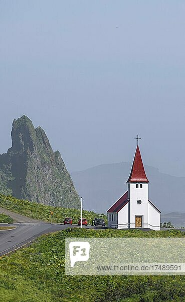 Kirche von Vik  Südisland  Island  Europa