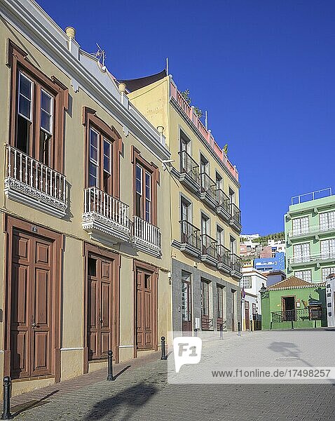Häuser in der Altstadt  Tazacorte  La Palma  Spanien  Europa