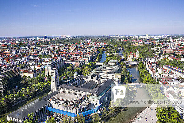 Aerial view of Munich  Bavaria  Munich