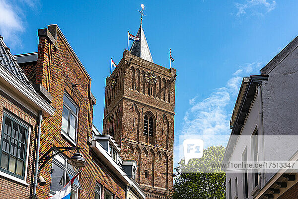 Netherlands  South Holland  Noordwijk  Tower of Oude Jeroenskerk church