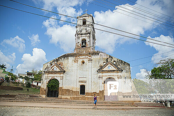 Church Iglesia de of Santa Ana  Trinidad  Sancti Spiritus  Cuba  West Indies  Central America