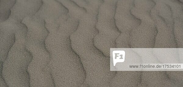 Sand mit Wellenmuster  Insel Juist  Niedersächsisches Wattenmeer  Nordsee  Ostfriesland  Niedersachsen  Deutschland  Europa