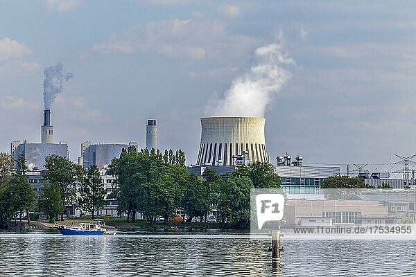 Das Heizkraftwerk in Spandau West  Berlin  Deutschland  Europa