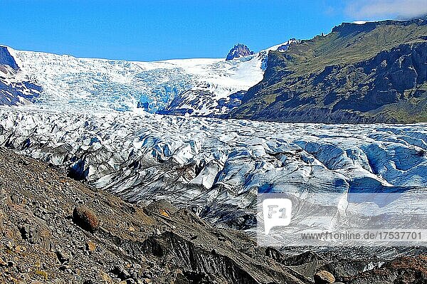 Glacier Hike at Svínafellsjökull  Iceland  Europe